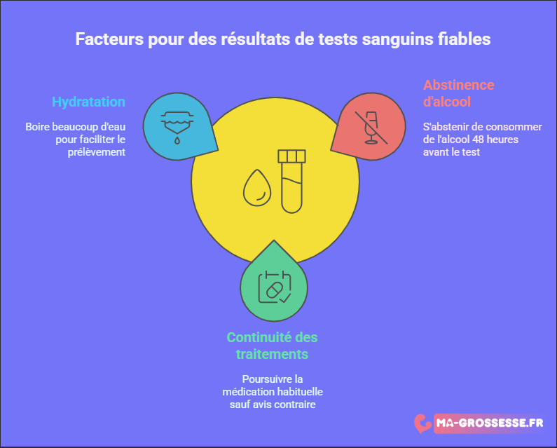 Facteurs pour des résultats de tests sanguins fiables